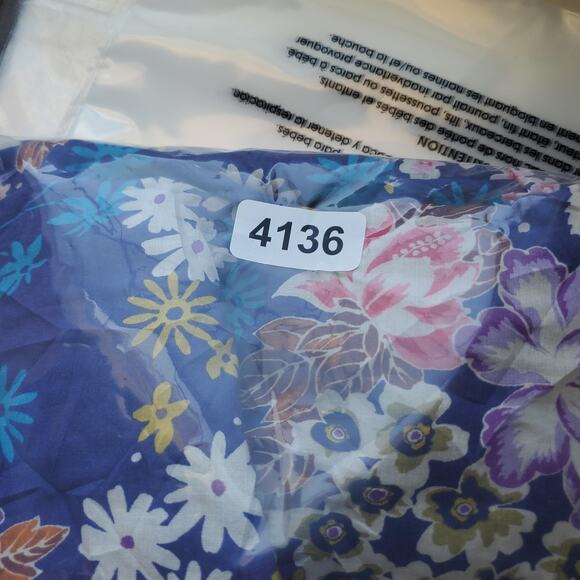 Sundance Pants Womens Small Purple Floral Cotton Drawstring Tassel Boho Lounge - Picture 10 of 10